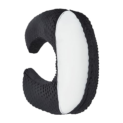 Baby Nursing Pillow and Body Positioner with Premium Slipcover for Breastfeeding for Baby Boys and Girls, Feeding Pillow with Breathable Comfortable Pillowcase (Green) - Jamouz