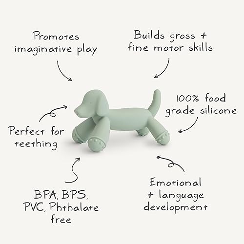 mushie Silicone Baby Teether Toy | Pretzel - Jamouz