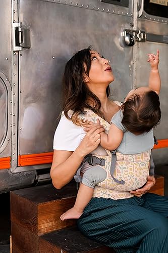 Beco Baby Carrier Gemini Newborn to Toddler-Front, Back and Hip Seat Carrier,Baby Carrier Backpack & Baby Front Carrier with Adjustable Seat,Ergonomic Baby Holder 7-35lbs (Grey) - Jamouz