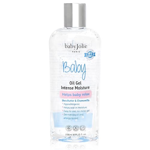 Baby Jolie Relaxing Baby Oil Gel with Shea Butter & Camomile Intensive Moisture 8Oz - Jamouz