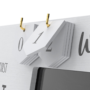 Love at First Heartbeat Sonogram Frame Countdown