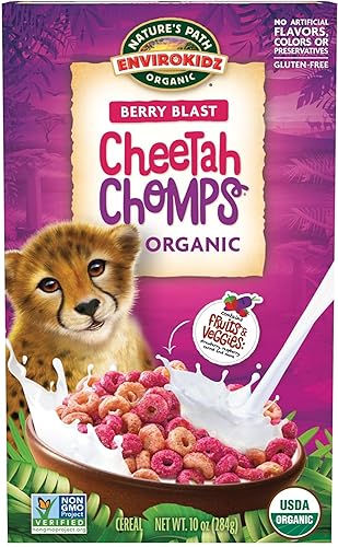 NATURES PATH CEREALS KIDS CHEETAH CHOMPS OR 10 OZ - Jamouz