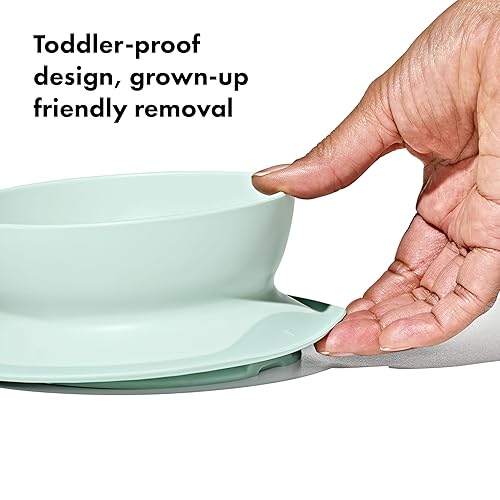 OXO Tot Stick and Stay Suction Bowl - Opal - Jamouz