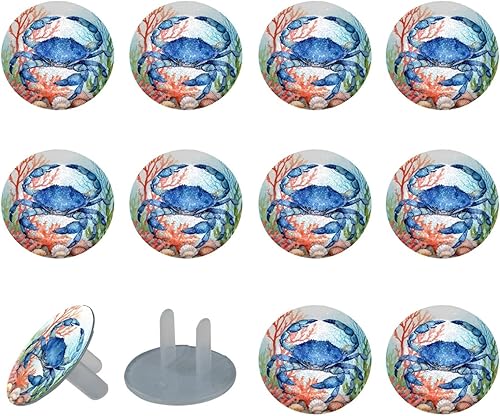 12 PCS Baby Child Proofing Outlet Covers, Electrical Safety Socket Protection Caps for 2-Prong Power Wall Plate Pure Black, czbhg-001 - Jamouz