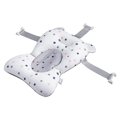 Baby Bath Cushion Pad Newborn Bathtub Mat Infant Bath Supporter Net Baby Bathtub Pillow Nonslip Floating Bathing Tub Seat - Jamouz