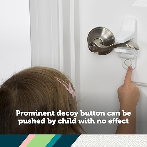 Safety 1st OutSmart Child Proof Door Lever Lock, White, 1 Count - Jamouz