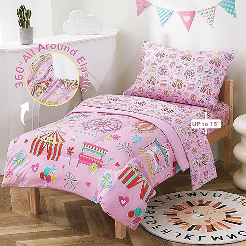 Viviland Boys Gamer Toddler Comforter Sets, Soft Toddler Bedding Set, Video Game Microfiber Toddler Bed Set - Jamouz