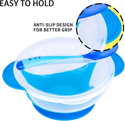 Berry President Magic Bowl 360 Degree Rotation Spill Resistant Gyro Bowl with Lid For Toddler Baby Kids Childre (Pink) - Jamouz