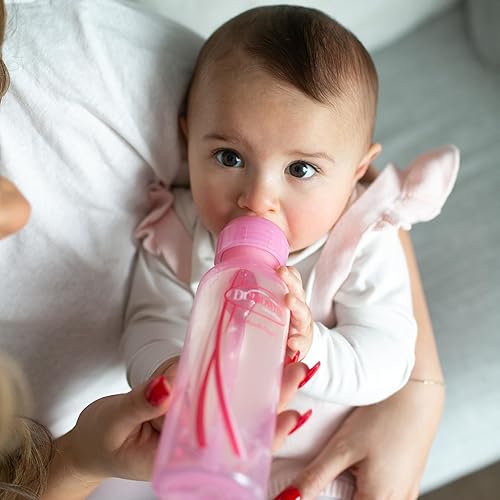 Dr. Brown's Natural Flow® Anti-Colic Options+™ Narrow Bottle to Sippy Gift Set with Soft Silicone Sippy Spout, Removable Silicone Handles, Travel Cap and Bottle Brush - Jamouz