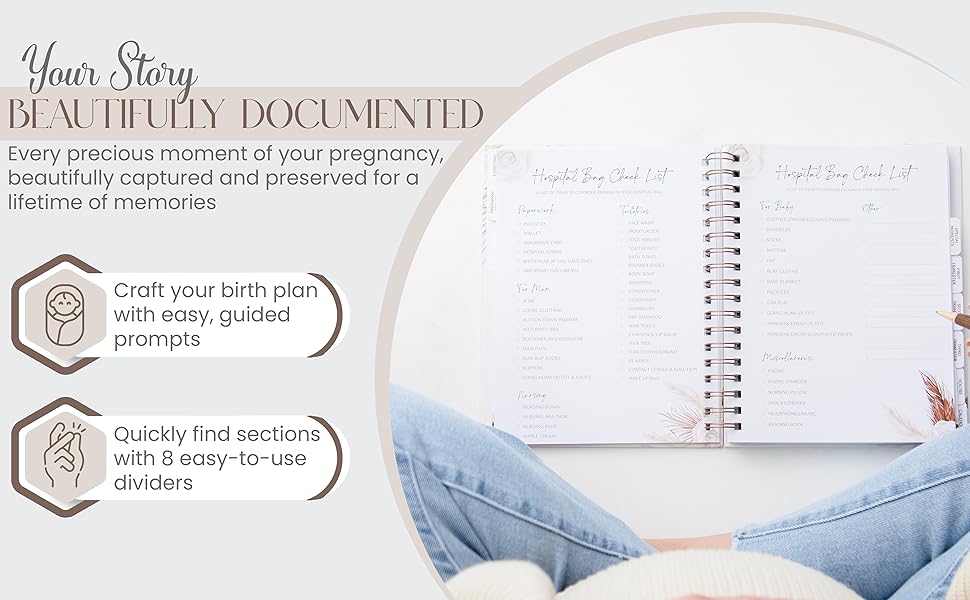 pregnancy journals, pregnancy keepsake book, baby journal for women, baby diary journal for mom,
