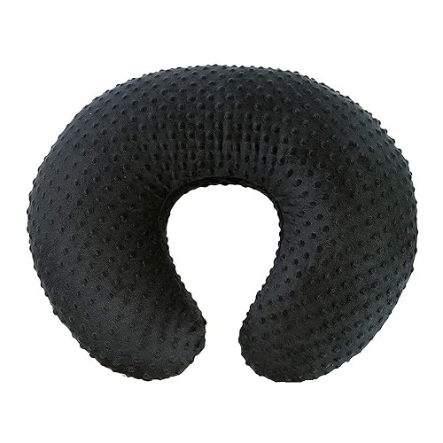 OWLOWLA Minky Nursing Cover, Breastfeeding Pillow Slipcover Fits Nursing Pillow for Baby Boy Girl(Baby Blue) - Jamouz