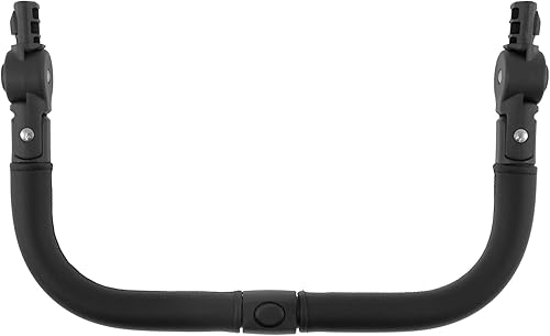 US Stroller Bumper Bar Angle Adjustable Armrest Stroller Handle Multifunctional Stroller Bumper Handle Removable Stroller Crossbar for Baby Stroller(1,black) - Jamouz