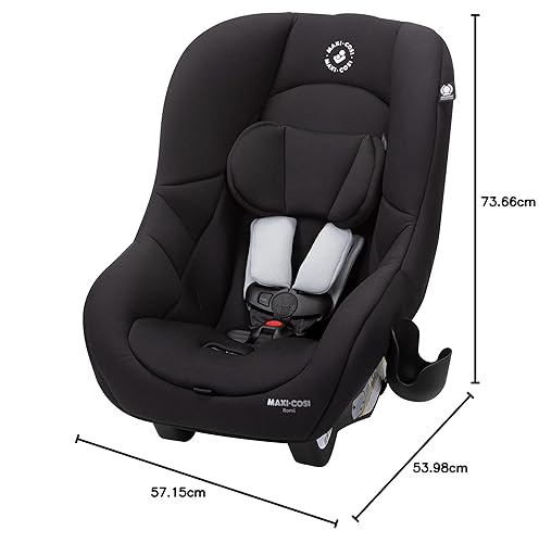 Maxi-Cosi Romi Convertible Car Seat, Converts from Rear Facing Car Seat (5-40 lbs) to Forward Facing Car Seat (22-40 lbs) Essential Black - Jamouz