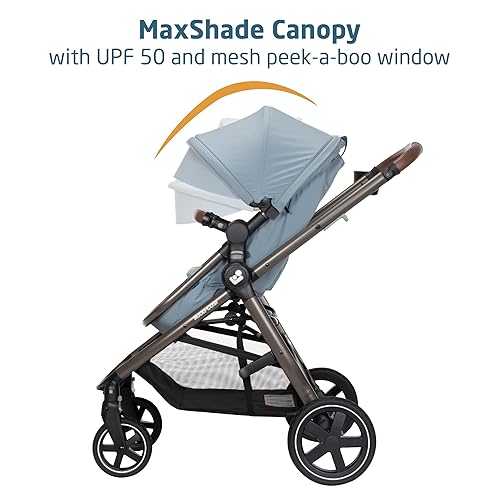 Maxi-Cosi Zelia™ Luxe 5-in-1 Modular - Baby Travel System Car Seat and Stroller, Infant Car Seat and Stroller Combo, Baby Car Seat and Stroller Combo in New Hope Tan - Jamouz