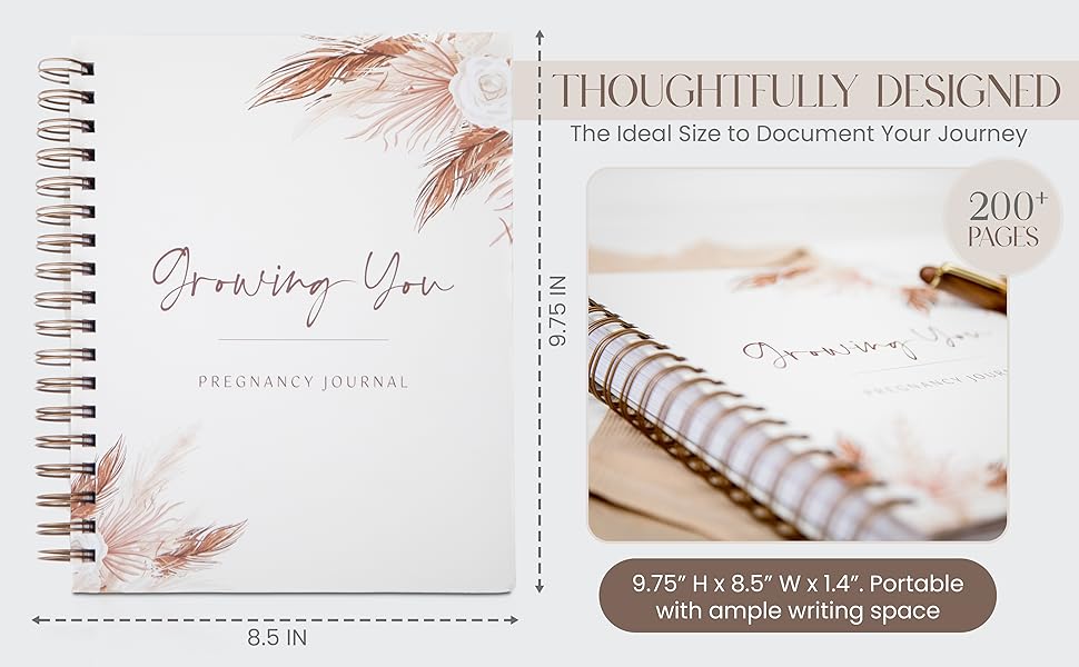 pregnancy planner for first time moms, pregnancy photo album, growing you pregnancy journal