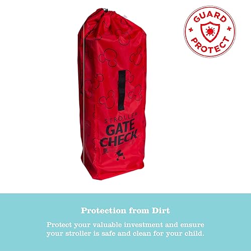 J L Childress Stroller Gate Check Bag - Red - Jamouz