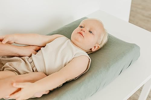 Copper Pearl Premium Knit Changing Pad Cover Soft, Stylish, and Universal Fit for All Standard Diaper Changing Pads, Trendy Design Changing Pad Covers, Briar - Jamouz