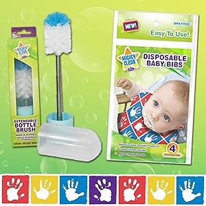 bottle brush disposable bib