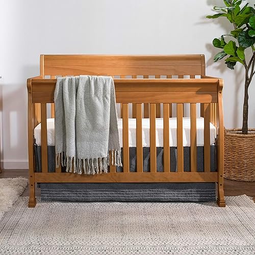DaVinci Kalani 4-in-1 Convertible Crib in White, Greenguard Gold Certified - Jamouz