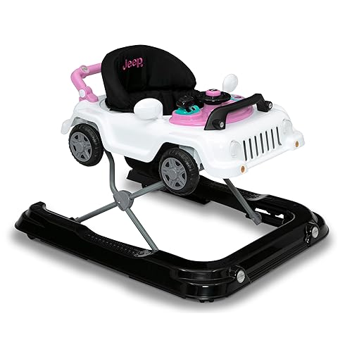 Jeep Classic Wrangler 3-in-1 Grow with Me Walker by Delta Children, Red - Jamouz
