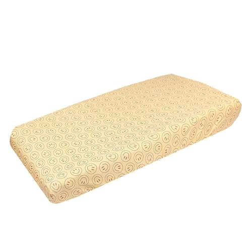 Copper Pearl Premium Knit Changing Pad Cover Soft, Stylish, and Universal Fit for All Standard Diaper Changing Pads, Trendy Design Changing Pad Covers, Briar - Jamouz