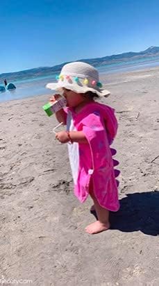 Soft Cotton Baby Bath Towel Beach Towel Bathrobe for Kids 0-8 years - Jamouz