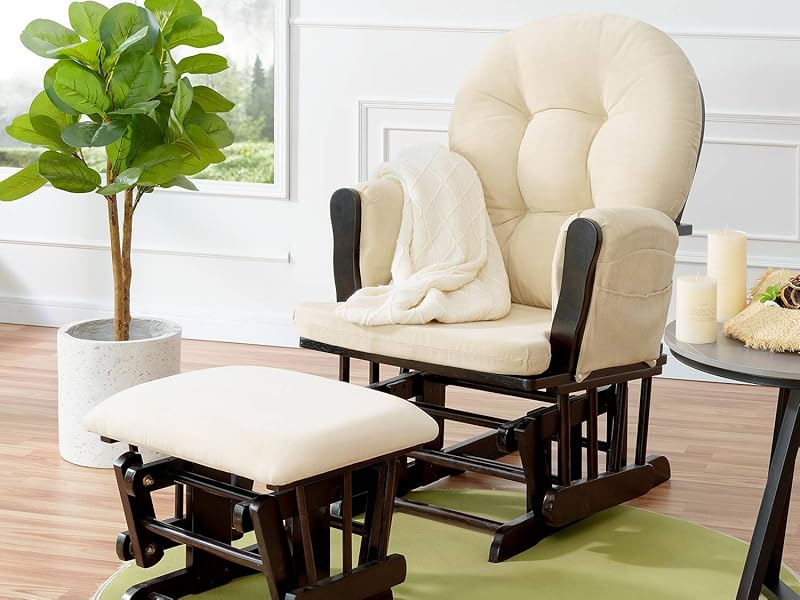 Glider and Ottoman Set