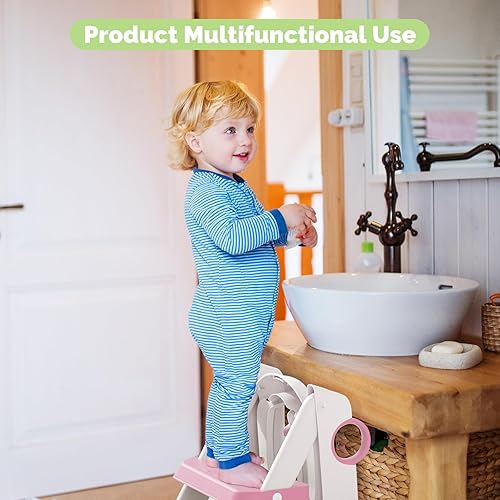 Training Toilet Ladder, Multi-Use, Convenient and Suitable for Most Situations，Girls, Boys - Jamouz