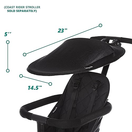 Coast Rider Stroller Canopy for Dream On Me Coast Rider Stroller, Pink - Jamouz