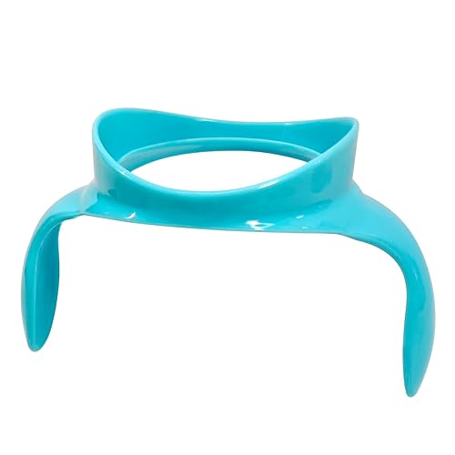 Replacement Bottle Handles Compatible with Avent Anti-Colic Bottle Series (White & Blue, 6 Pack) - Jamouz