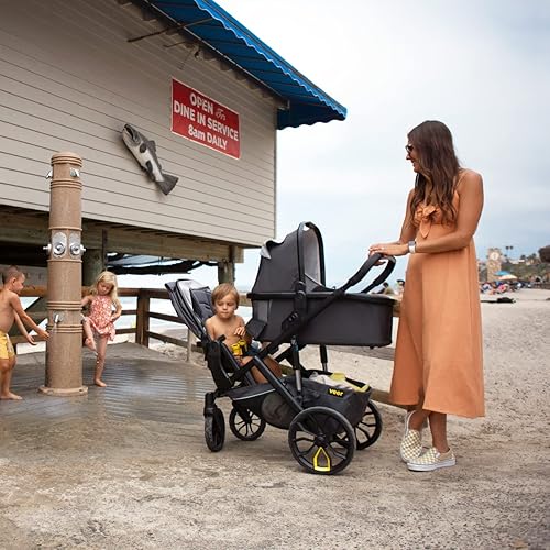 Veer Switchback Second Seat Adapter Kit | Easily Add an Additional Switchback Seat, Bassinet, or Infant Car Seat (with Adapters Sold Separately) to The &Roll Stroller Frame - Jamouz