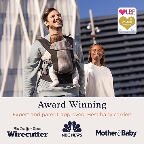 Beco Baby Carrier Gemini Newborn to Toddler-Front, Back and Hip Seat Carrier,Baby Carrier Backpack & Baby Front Carrier with Adjustable Seat,Ergonomic Baby Holder 7-35lbs (Grey) - Jamouz