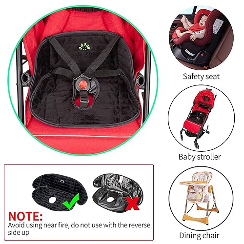 Piddle pad Car Seat Protector - Car Seat Saver Stroller Potty Pad, Baby Car Seat Cover, Car Seat Waterproof Liner for Potty Training Prevent Dipper Leaking 20x15 inch Black 2PCS(Black+gray） - Jamouz