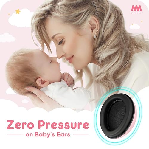 Mumba Baby Ear Protection Noise Cancelling Headphones for Babies and Toddlers Baby Earmuffs - Ages 3-24+ Months - Jamouz