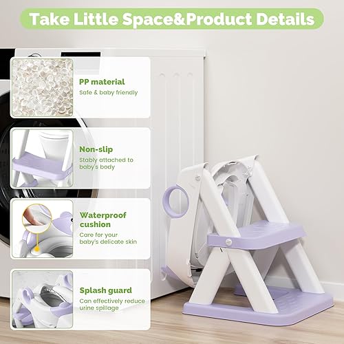 Training Toilet Ladder, Multi-Use, Convenient and Suitable for Most Situations，Girls, Boys - Jamouz