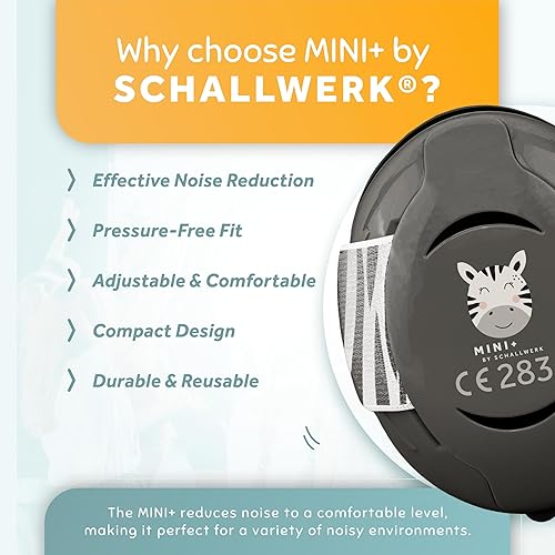Schallwerk ® Mini+ Baby Ear Muffs – Noise Protection for Babies, Infants, Toddlers – CE & ANSI Certified Headphones - Jamouz
