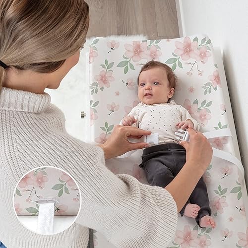 Stretchy Changing Pad Covers for Boys Girls,2 Pack Jersey Knit,Elephant & Whale - Jamouz