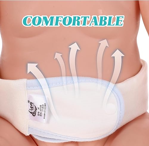 3pcs Toddler Diaper Fixing Belts - Newborn Nappy Clips, Cotton Soft Navel Stickers - Jamouz