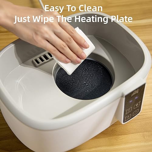 Bottle Cleaner and Dryer, Fast Electric Steam Dryer for Baby Bottles Pacifier Breast Pump, Baby Bottle Steam Dryer, Dries Faster Large Capacity Holds 6 Bottles, LED Display Auto-Off Baby Bottle Washer - Jamouz