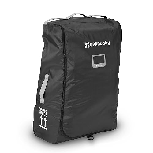 UPPAbaby Travel Bag for Vista and Cruz Strollers - Includes TravelSafe Program Coverage, Inner Wheel Bag and Storage Pocket - Smooth Wheels, Handles + Durable Design - Jamouz