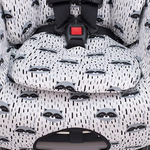 JYOKO Kids Cover Liner for car seat Compatible with Graco Extend2fit, 100% Cotton Made (Raccoon) - Jamouz