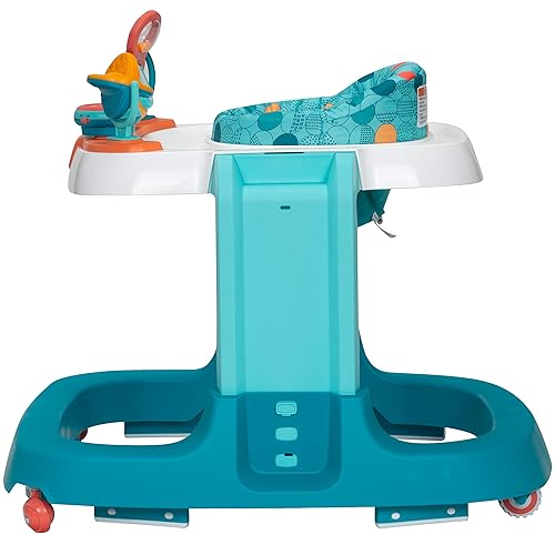 Safety 1st Ready, Set, Walk Dx Developmental Baby Walker with Wheels, Baby Toys, Nantucket - Jamouz