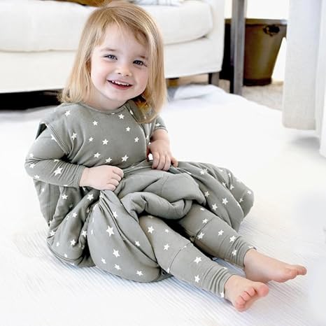 GUNAMUNA Unisex Baby Sleep Bag, Sleep Sack Sleeping Bag for Infants Toddlers, Easy Changing Diaper Zipper, Nap Time, 1.0 TOG - Jamouz