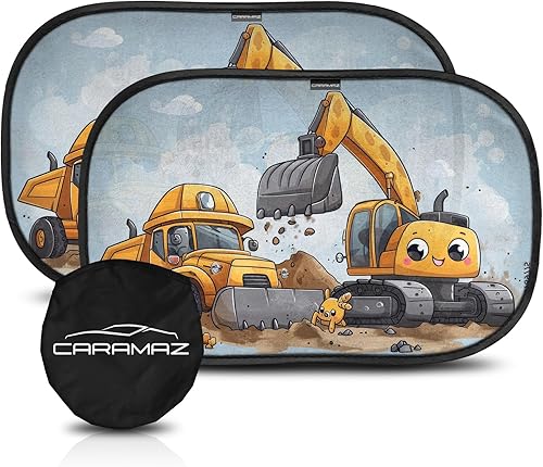 Car Window Shade for Baby with Certified UV-Protection 2 Pack - 20'x12' - Jamouz