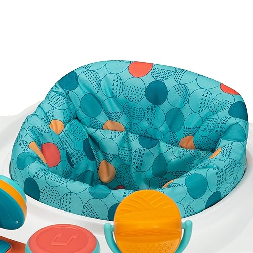 Safety 1st Ready, Set, Walk Dx Developmental Baby Walker with Wheels, Baby Toys, Nantucket - Jamouz