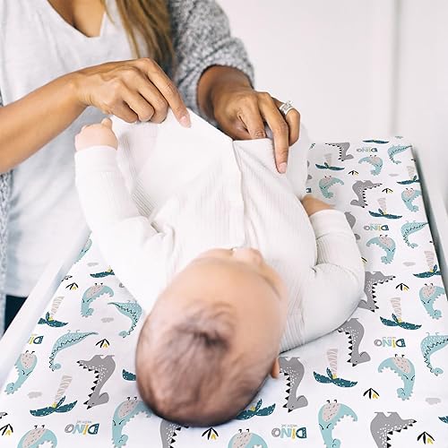 Stretchy Changing Pad Covers for Boys Girls,2 Pack Jersey Knit,Elephant & Whale - Jamouz