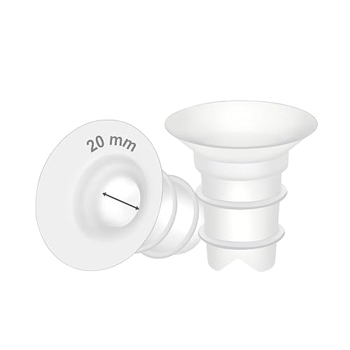 Maymom Flange Inserts 18mm Compatible with Spectra, Medela 24 mm Shields, Momcozy S9 Pro/S12 Pro, Willow Wearable Cup. Compatible with Medela Freestyle, Harmony, to Reduce 24mm Down to 18 mm; 2pc - Jamouz