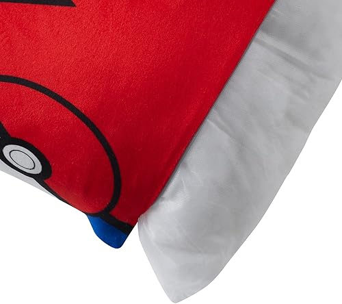 NORTHWEST Kids Reversible Pillow (w/Removeable Shell), 20 in x 30 in, Hello Kitty - Jamouz