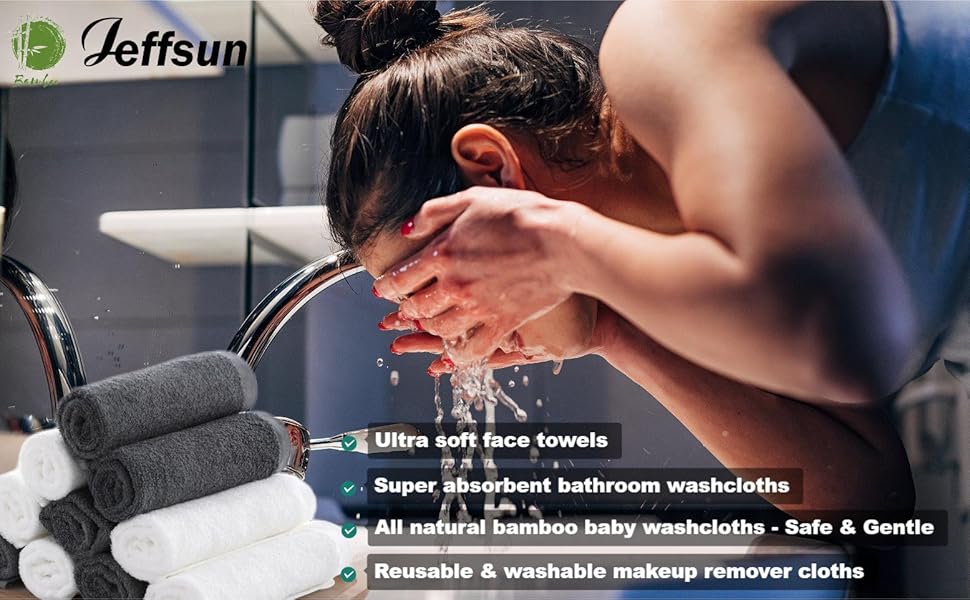 bamboo bath towels face towels wash cloths baby washcloths face cloths makeup remover cloths pack