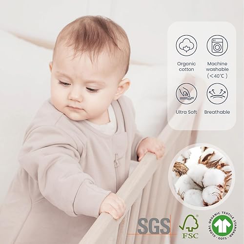 Unisex Toddler Sleep Sack with Feet 1.0 Tog Sleep Sack 3T-4T, Baby Sleep Sack, Sleep Bag Walker, Baby Wearable Blanket,Split Legs Sleep Sack,Gifts for Boys & Girls,Dusty pink - Jamouz